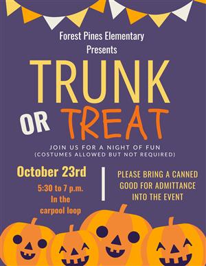Trunk or Treat Flyer
